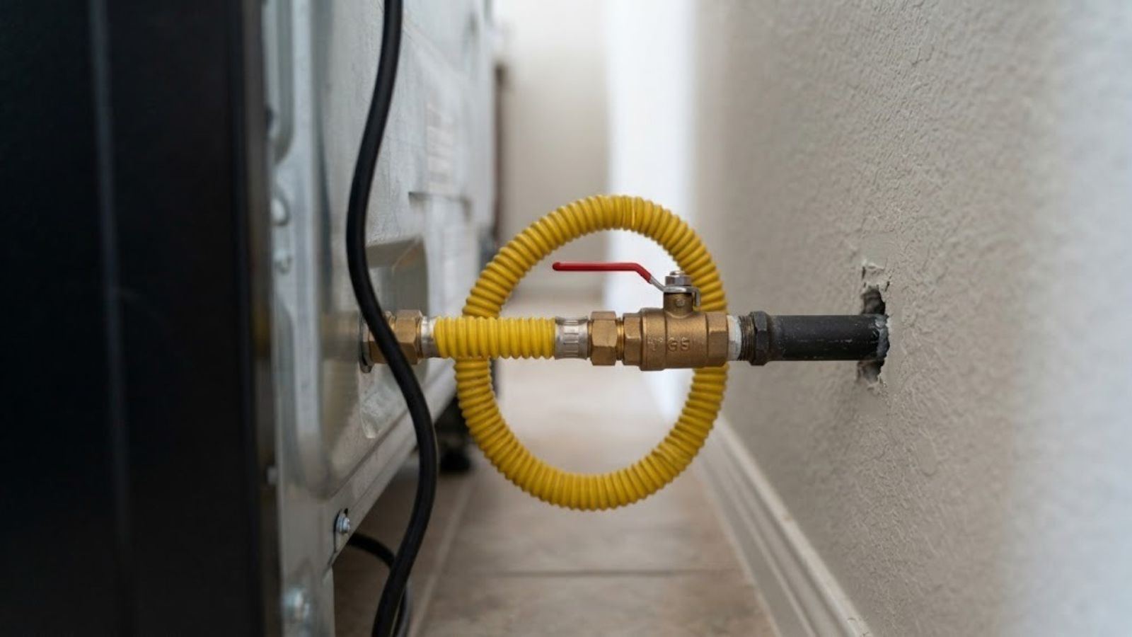 Gas line and shutoff valve installation in Denton, TX