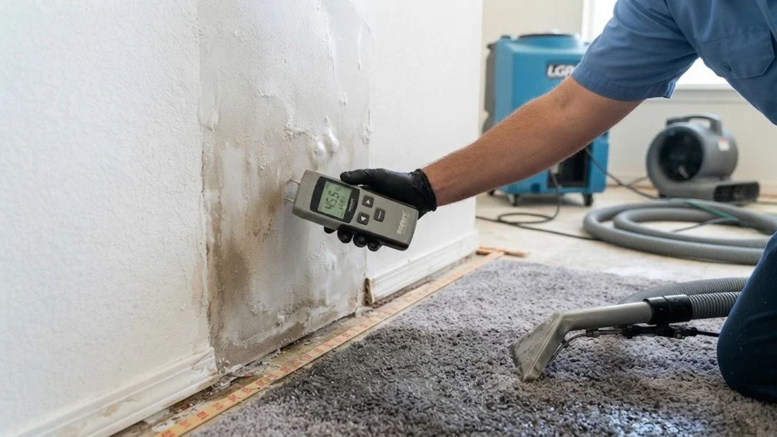 Water mitigation and extraction in Denton, TX